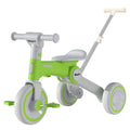 *安心の日本企業*SFUN 4in1 三輪車 子供用 4in1 自転車 三輪車 キッズバイク ベビーウォーカー 1-5歳子供用 高さ調整可能 手押し棒付き (グリーン)