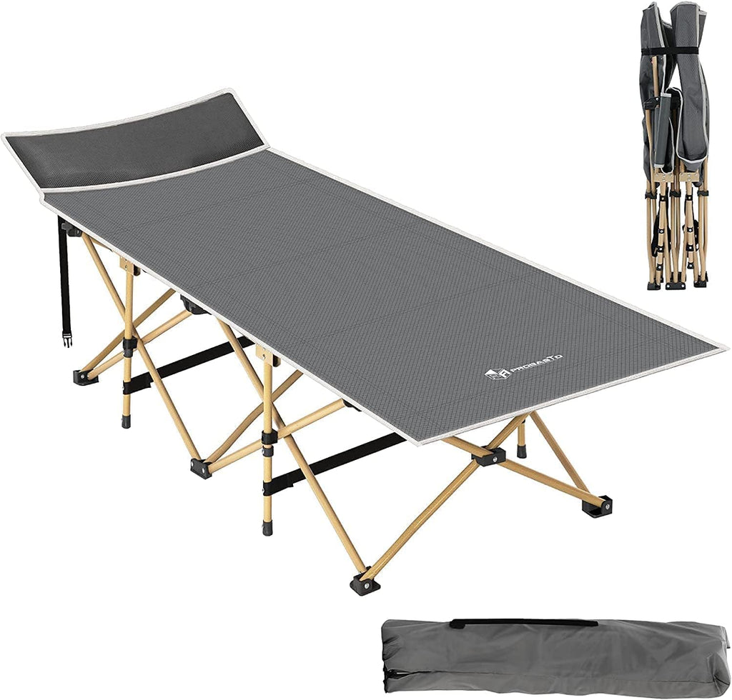 Probasto 折りたたみベッド 折り畳み式ベッド アウトドアベッド 耐荷重200kg 組立簡単 キャンプベッド 枕内蔵 キャンプベッド 防水 通気性 軽量 収納便利 自宅用 アウトドア用 オフィス用 キャリーバッグ付き