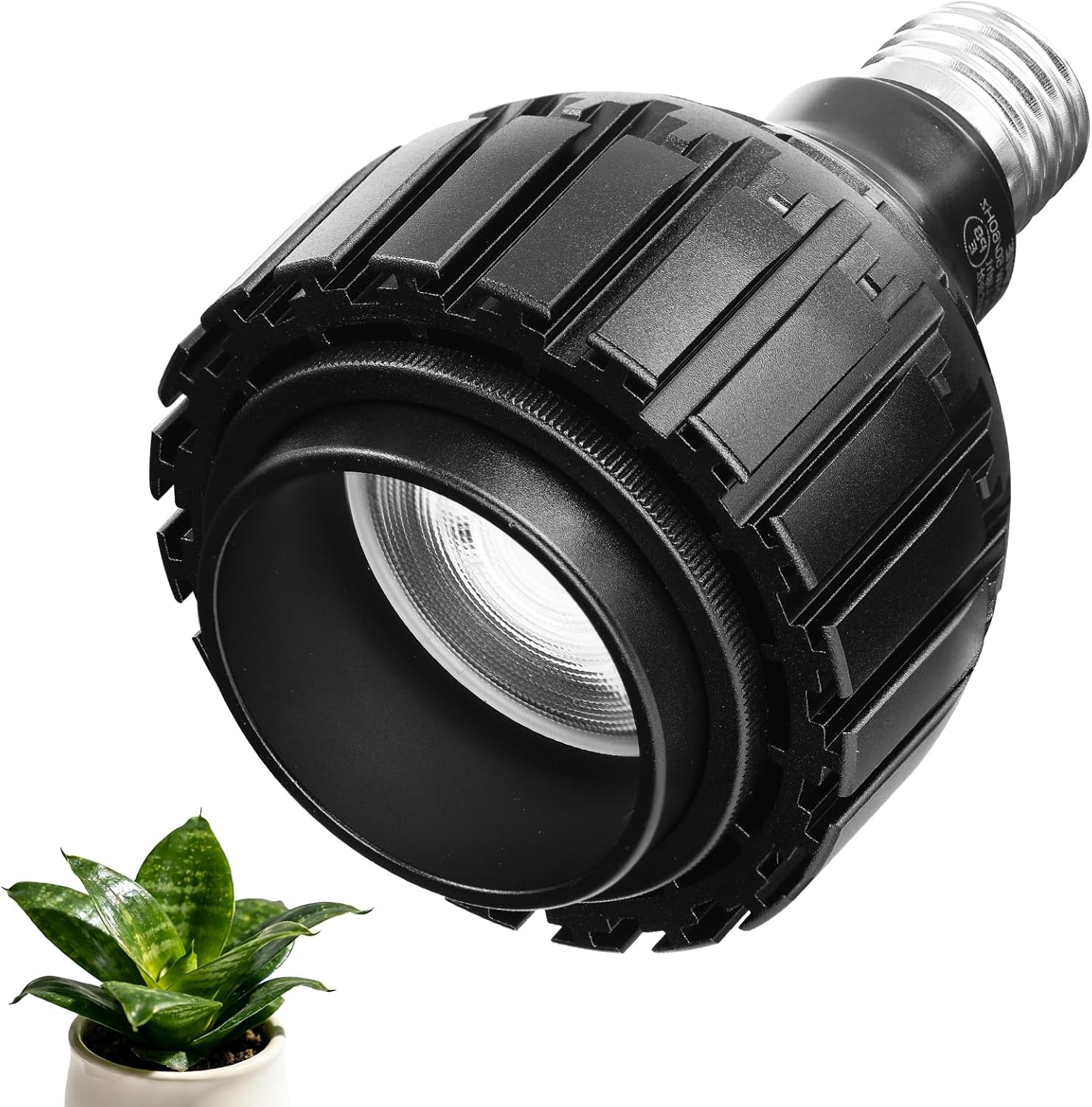 「SUNPIE」植物育成ライト LED 補光ライト 24W フルスペクトル 5800K ビーム角調整可能 E26口金 工事不要 室内栽培・観葉植物・多肉植物用 (5800K 2個)